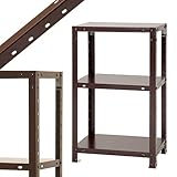 スマートラック NSTR-224 幅45×奥行30×高さ75cm 3段 ブラウン 40㎏/段