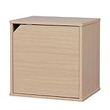 アイリスオーヤマ カラーボックス キュビック 幅34.9×奥行29×高さ34.4cm フレンチオーク CQB-35D