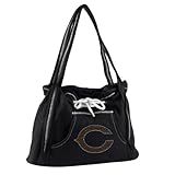 NFL Chicago BearsスポーツNoir Hoodie Purse、ブラック