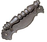 jtw- 1 Huge Heavy Cast IronアンティークスタイルFancyバーンハンドル – ゲートPull – Shedドアハンドル9.25 " Long Rustブラウン仕上げ