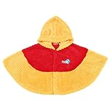 ディズニー くまのプーさん フード付き ポンチョ ベビー ボア[351100716] 80cm イエロー