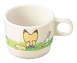 マルケイ なかよし村のキタキツネ マグカップ C6 NF