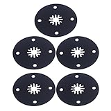 5pcsユニバーサル80mm HSSブラックセグメントは、フェインブラック＆デッカーボッシュのための丸い丸を見た
