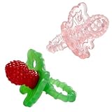 Razbaby RaZberry Teether - Light Pink/Red 2-Pack by Razbaby [並行輸入品]