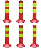 コーンポスト コーンポール コーナーポスト 視線誘導標 車線分離標 駐車場 目印 45cm (6)