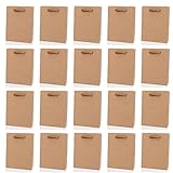 EXDUCT 紙袋 20枚セット 手提げ クラフト ショッピングバッグ 無地 ひも 手提げ袋 ギフトバッグ