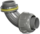 Morris 21825 Liquid Tight Connector, Non-Metallic, 90 Degree, 1" Thread Size [並行輸入品]