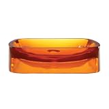 Decolav 2802-MAG Incandescence Rounded Rectangular Vessel Sink, Magma by Decolav