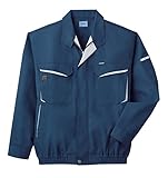 空調服　作業服　長袖スタッフブルゾン　（ファンなし・ブルゾンのみ）　≪099‐KU90470≫ (5L, 3ネイビー) [ウェア&シューズ]