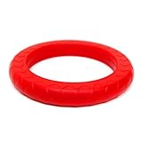 Siliconies Teething Ring (Chewy Bangle with Sensory Bumps) Ruby-Red [並行輸入品]