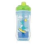 Dr. Brown's Hard-Spout Insulated Cup, Blue Dino, 10 Ounce by Dr. Brown's [並行輸入品]