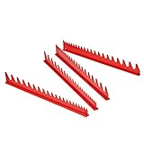 Ernst Manufacturing 6014M-Red 40-Tool Space Saver Wrench Rail Kit with Magnetic Backing [並行輸入品]