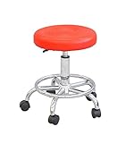 エイ・アイ・エス(AIS) ローチェア キャスター付 レッド ADT-009 RE