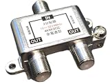 アンテナケーブル２分配器 10~3224MHz 2K4K8K放送対応 地デジ/BS/CS 全電通型 後継型番 F-2V