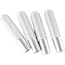 R230 SL ブラバス　ドアロックピン メルセデスベンツ アルミニウム ドアロックピン 9.52mm 銀 4本組