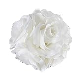 Shinoda Design Center 0062408476 2 Piece Rose Ball Set 4 White【クリスマス】【ツリー】 [並行輸入品]