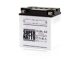 【初期補充電済み】SUPER NATTO / SB10L-A2 （YB10L-A2, 12N10-3A-2, GM10Z-3A, FB10L-A2互換) バイク用バッテリー 開放型( グラストラッカー