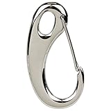 協進エル 附属金具 勾玉ナスカン 大 長さ75mm 1コ入 ニッケル 1171037-01 71037-01