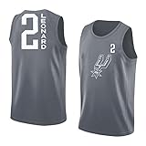 Kawhi Leonard San Antonio Spurs # 2 NBA YouthパフォーマンスPlayerタンクトップ Youth Xlarge 14/16 グレイ