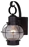 Vaxcel Vaxcel OW21861TB Chatham 7" Outdoor Wall Light, Textured Black [並行輸入品]
