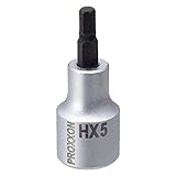 プロクソン(PROXXON) ヘックスビットソケット 1/2" ショート(55mm) 5mm No.83475