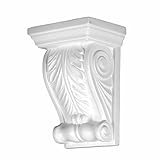 Victorian Wall Fireplace Corbel White Urethane Vintage Renovator's Supply