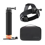 GoProアドベンチャーキット3.0 (ヘッドストラップ2.0 + クリップ、ハンドラー(フローティングハンドグリップ)、コンパクトケース) - 公式アクセサリー。