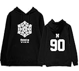 VIXXスウェットシャツChained Up Raviケンフード付きフリースセータースポーツシャツ 3L