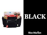ベビーカー 取付 マザーズバッグ バッグインバッグ 小物入れ 【RiseMarket】 (ブラック)