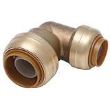 Cash AcmeU274LFASharkBite Reducing Push Elbow-3/4X1/2 REDUC PUSH ELBOW (並行輸入品)