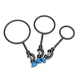 3Pcs Metal Support Ring Lab Stand Loop Kit With Jackscrew