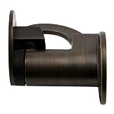 Naiture真鍮フラットトップDoorstop withフックで4仕上げ DS910770AB
