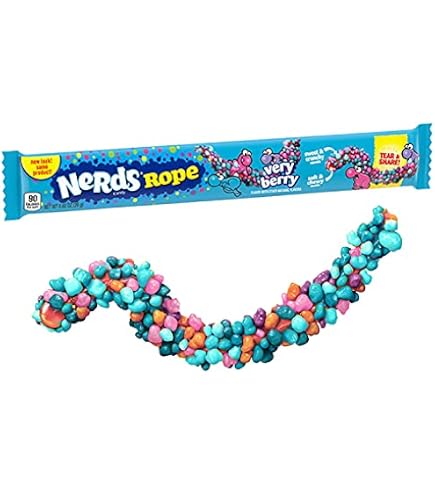 Amazon | ナーズ ロープ グミ レインボー 10本 NeRds ASMR グミ