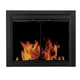 Pleasant Hearth cl-3000カーライル暖炉ガラスドア、ブラック M CL-3001 1
