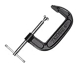 TEKTON 4017 4-Inch Malleable Iron C-Clamp, 4-Inch Jaw Opening, 2-1/8-Inch Throat Depth [並行輸入品]