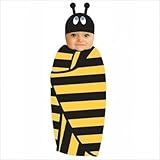 Sozo BEEhave Swaddle Blanket & Cap Set by Sozo [並行輸入品]