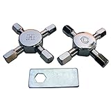 LASCO HC-62 Fit-All Cross Handle, Chrome Plated [並行輸入品]