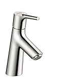 Hansgrohe 72010 Talis S 1.2 GPM単穴浴室の蛇口with Quickclean、Com、 72010001