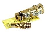 Mr. Heater Propane or Natural gas 1/4 Quick Connector Set with Shutoff Valve and Excess Flow Plug [並
