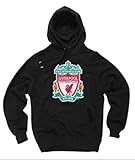 Liverpool FC Crest Hoodieパーカー M ブラック