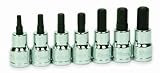 Williams 31904 7-Piece Metric Hex Bit Socket Set by Williams