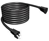 Stanley 30659 Pro Cord Grounded 12-Gauge Pro Grade Outdoor Extension Cord, 50-Feet, Black [並行輸入品]