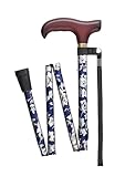 フジホーム ベーシック 折畳Ｓ 花柄青 [適応身長：約140～160cm]