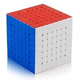 XMD マジックキューブ 磁石内蔵 7x7x7 魔方 立体パズル【磁石内蔵】 ステッカーレス (磁石7x7)