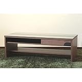 日本製 モダン 100cm幅リビングテーブル センターテーブル ブラウン