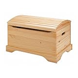 リトルコロラドKids KeepsakeおもちゃストレージCaptains Chest自然Laquer