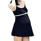 (マーシェル) Marshel マタニティ 水着 シンプル ワンピース デザイン マタニティスイミング かわいい おしゃれ swimming suit ブラック XXXL