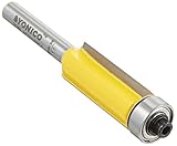 Yonico 14139q フラッシュトリムルータービット エンドベアリング 1/2インチ（1.27センチ）X 1/5インチ（0.5センチ）の1/4インチ（0.63センチ）シャンク付き