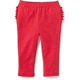 オールドネイビー OLD NAVY/ ラッフル レギンス レッド ボタン ボトムスレギンス 3～6ヶ月【並行輸入】