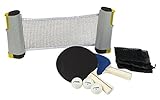 Retractable Anywhere Table Tennis Set